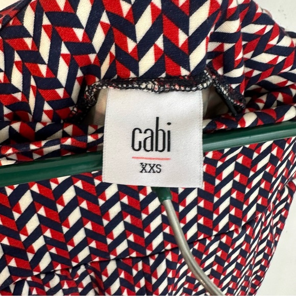 Cabi Kelly High Rise Wide Leg Patterned Crop Pants - Picture 11 of 11